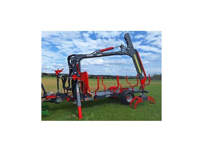 BEHA Rückewagen T700 mit Forstkran