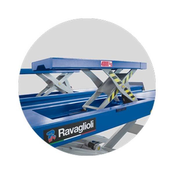 Ravaglioli RAV 518T Doppelscherenhebebühne